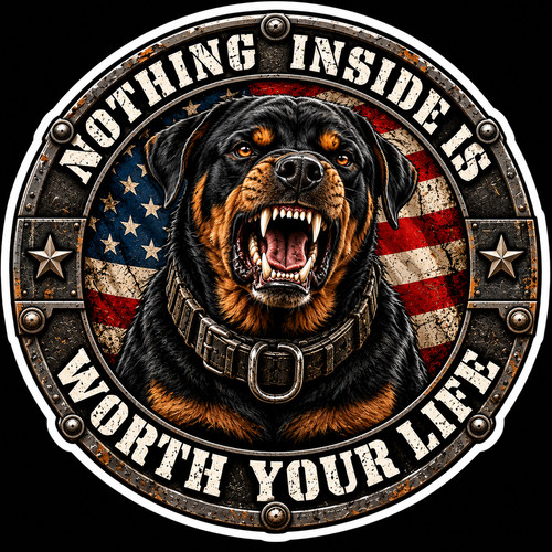 Vinyl decal sticker rottweiler - decal,