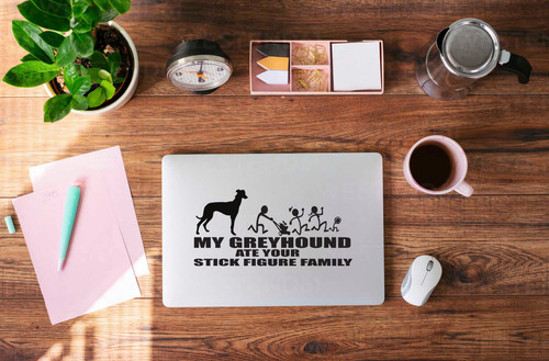 Greyhound vinyl decal my - greyhound,
