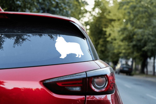 Custom collie silhouette vinyl - silhouette,