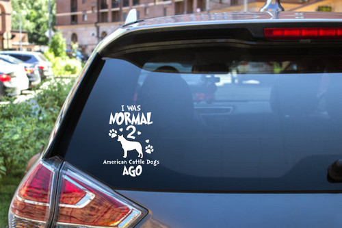 Quirky vinyl decal normal 2 - 'normal,