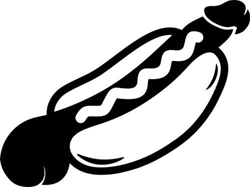 Wiener dog sticker decal - dog,