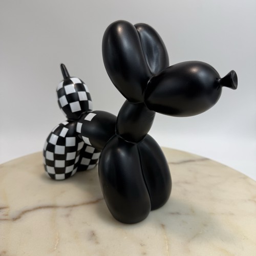 Balloon dog sculpture black - balloon,
